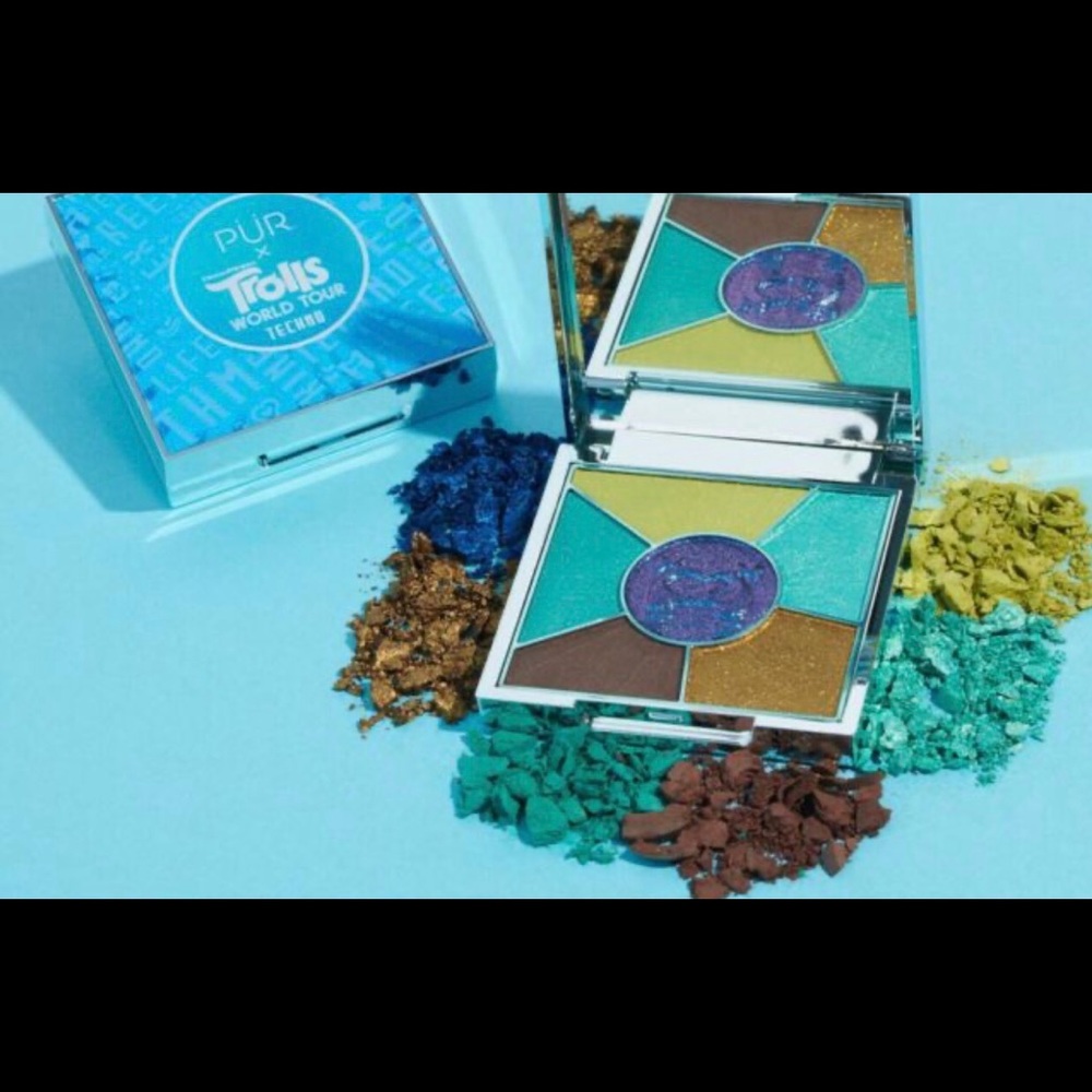 NWOB Pur X Trolls World Tour Techno Eyeshadow Palette